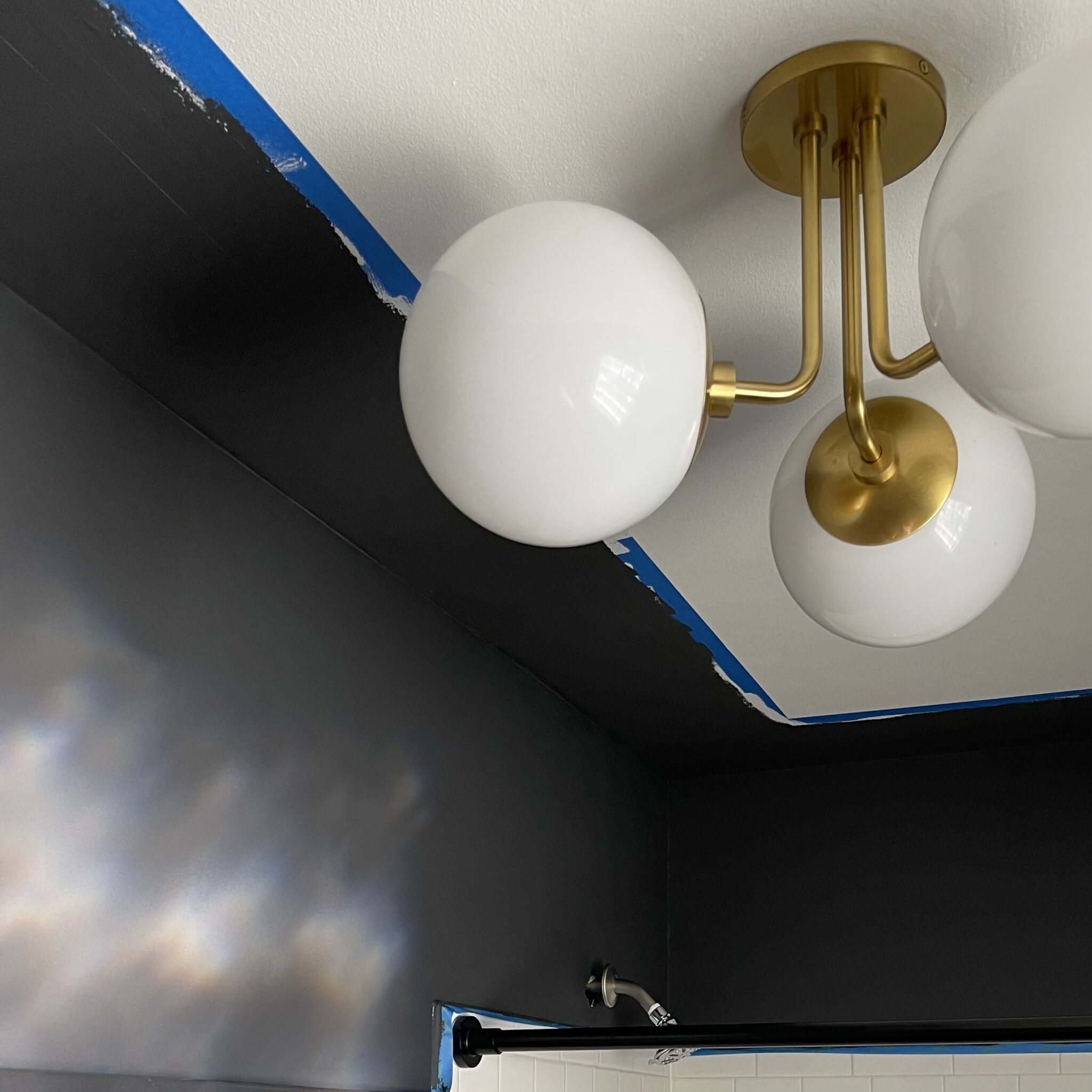 My DIY Art Deco Inspired Accent Ceiling - A Home Is Announced