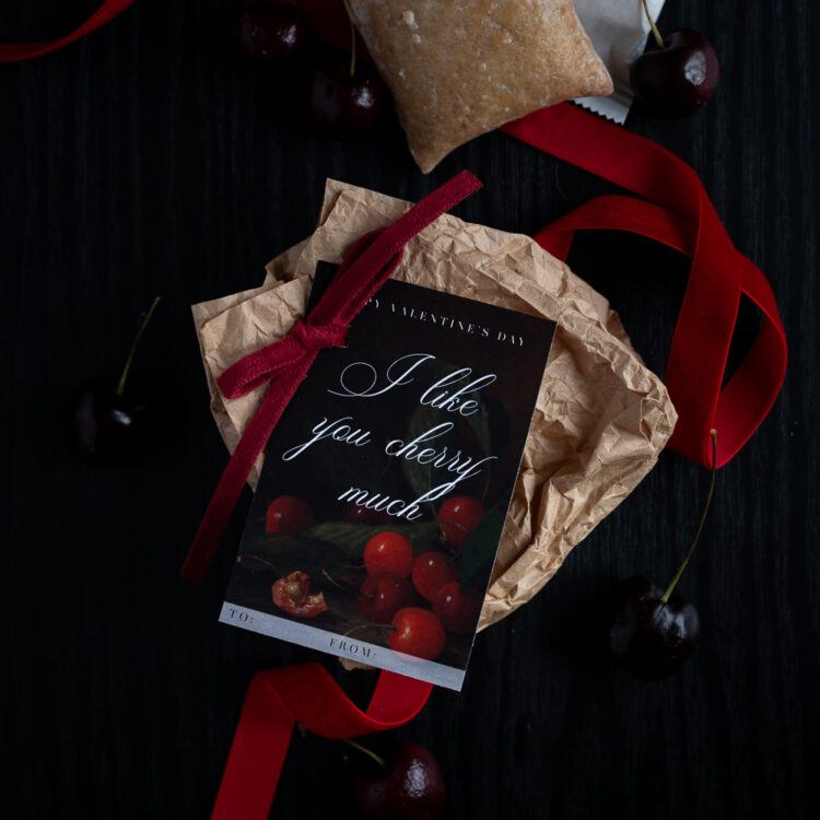 Cherry Valentine's Day Cards Printable - Image 5