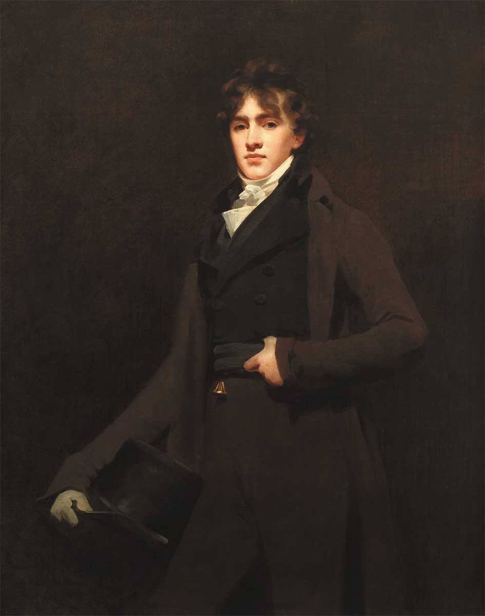 free vintage british portrait painting by Henry Raeburn entitled "Henry David Erskine, Twelfth Earl of Buchan"