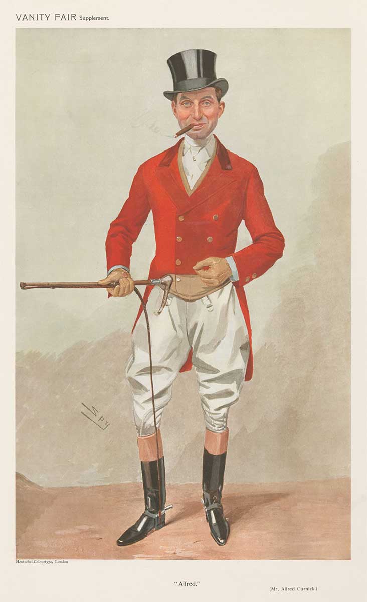 free vintage fox hunting vanity fair illustration