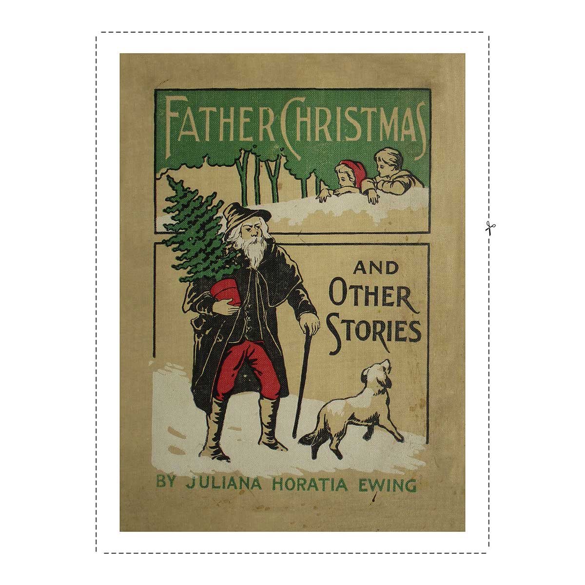 Printable Vintage Christmas Book Covers: DIY Wall Art for Holiday Decor - Image 5