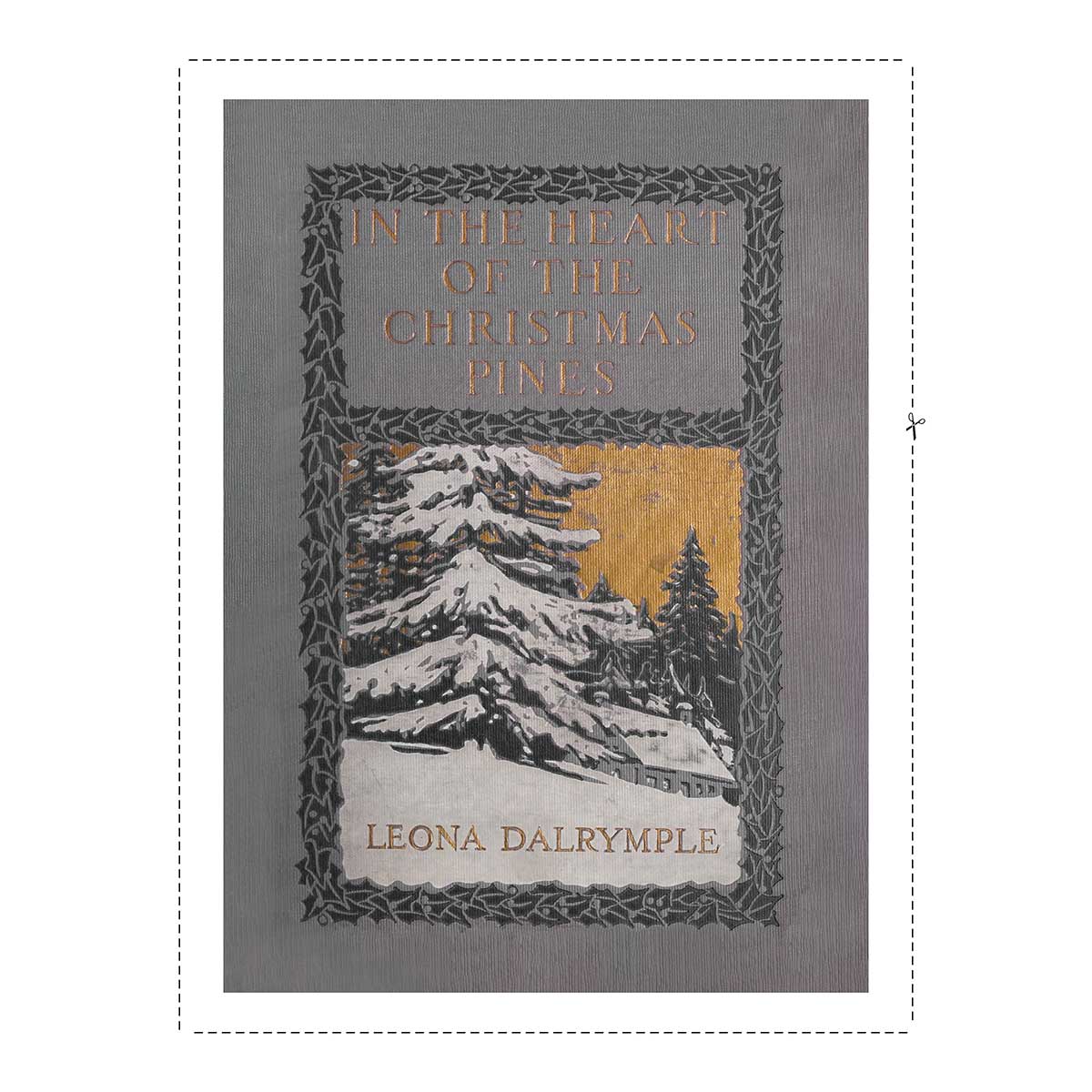 Printable Vintage Christmas Book Covers: DIY Wall Art for Holiday Decor - Image 7