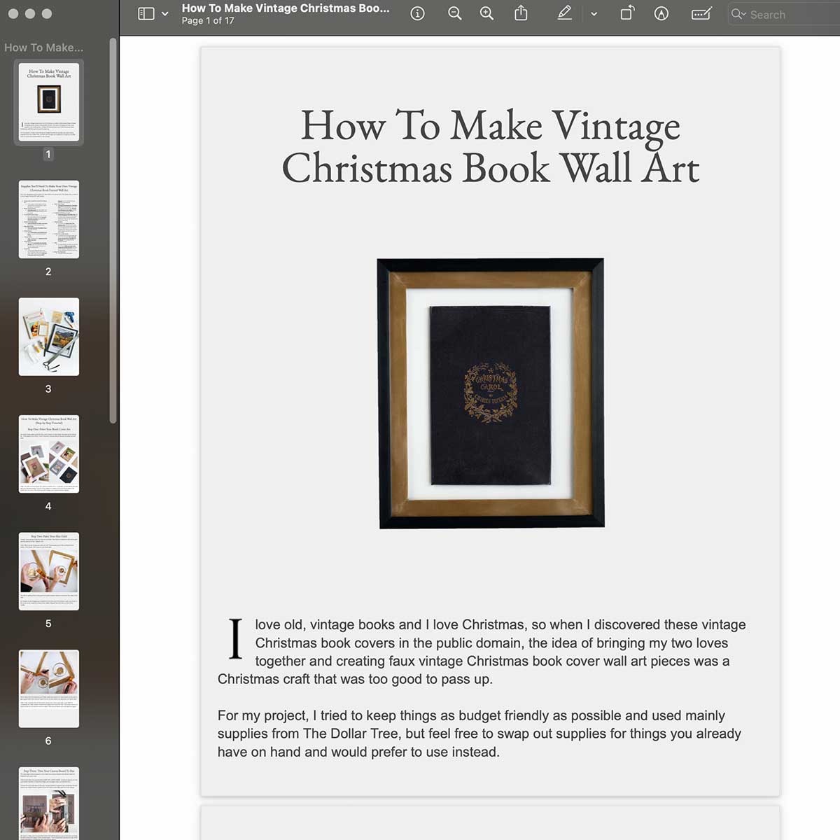 Printable Vintage Christmas Book Covers: DIY Wall Art for Holiday Decor - Image 11