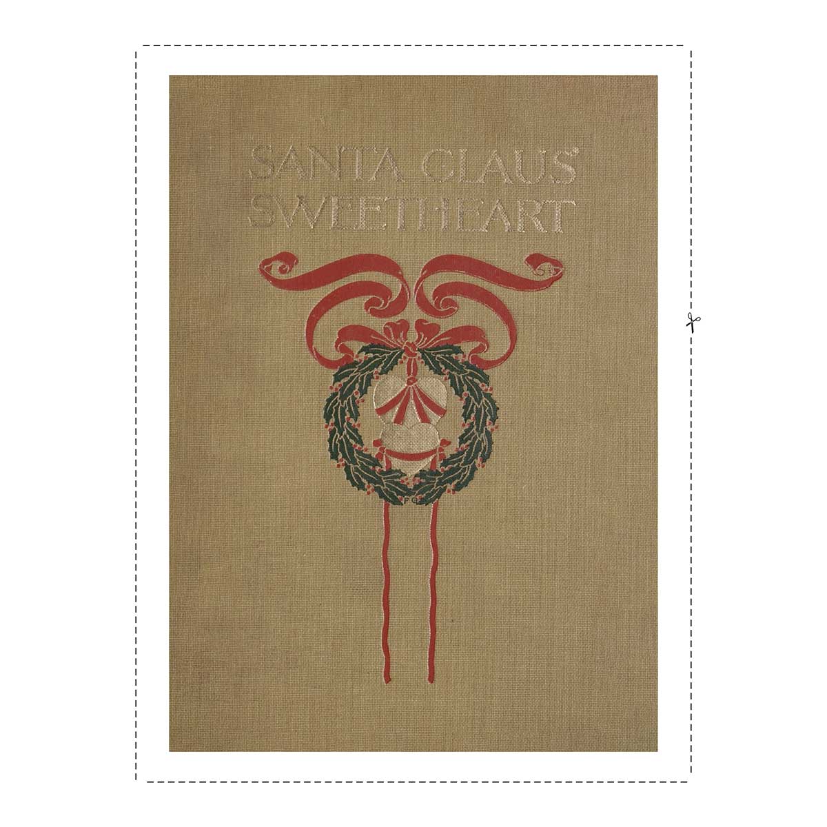 Printable Vintage Christmas Book Covers: DIY Wall Art for Holiday Decor - Image 3