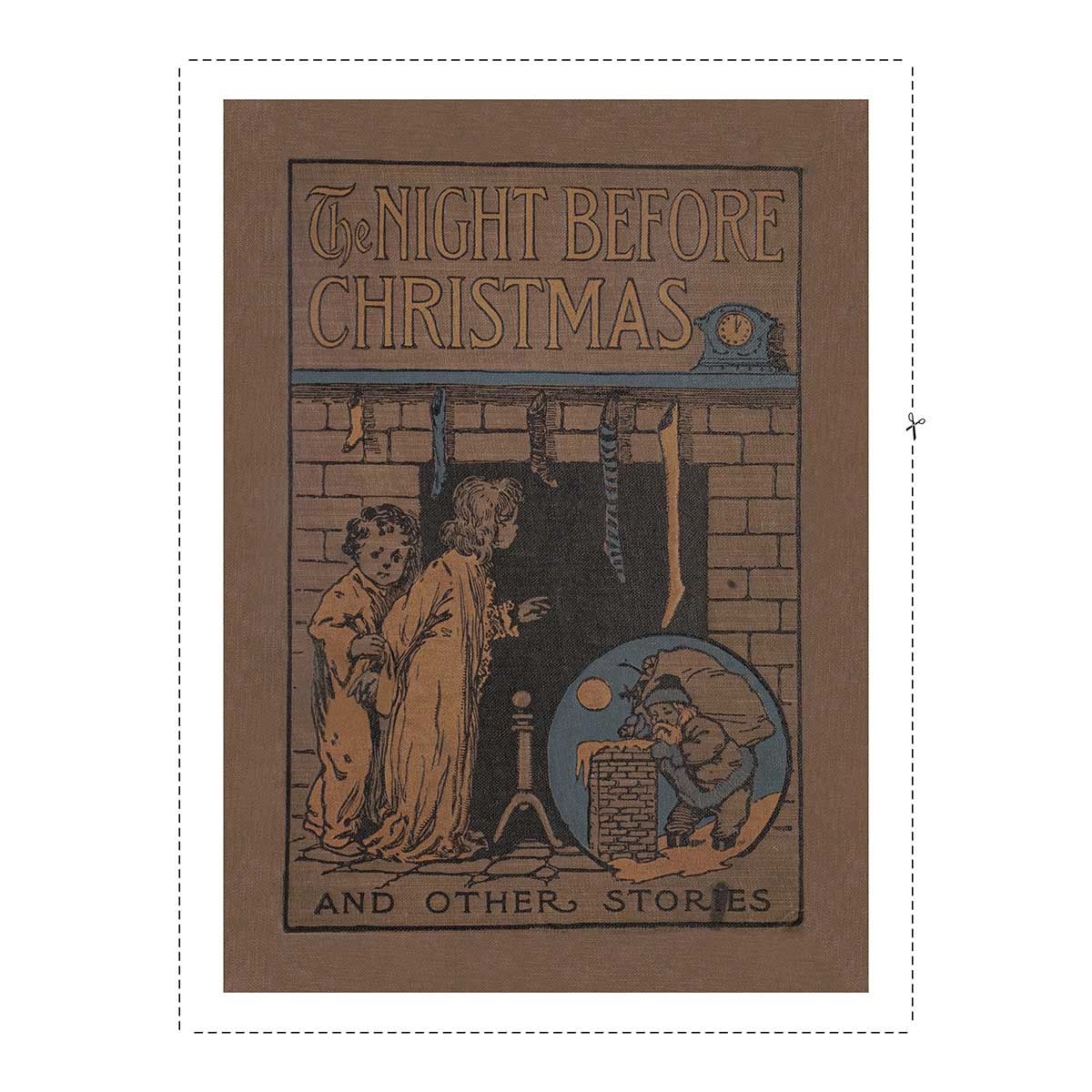 Printable Vintage Christmas Book Covers: DIY Wall Art for Holiday Decor - Image 6